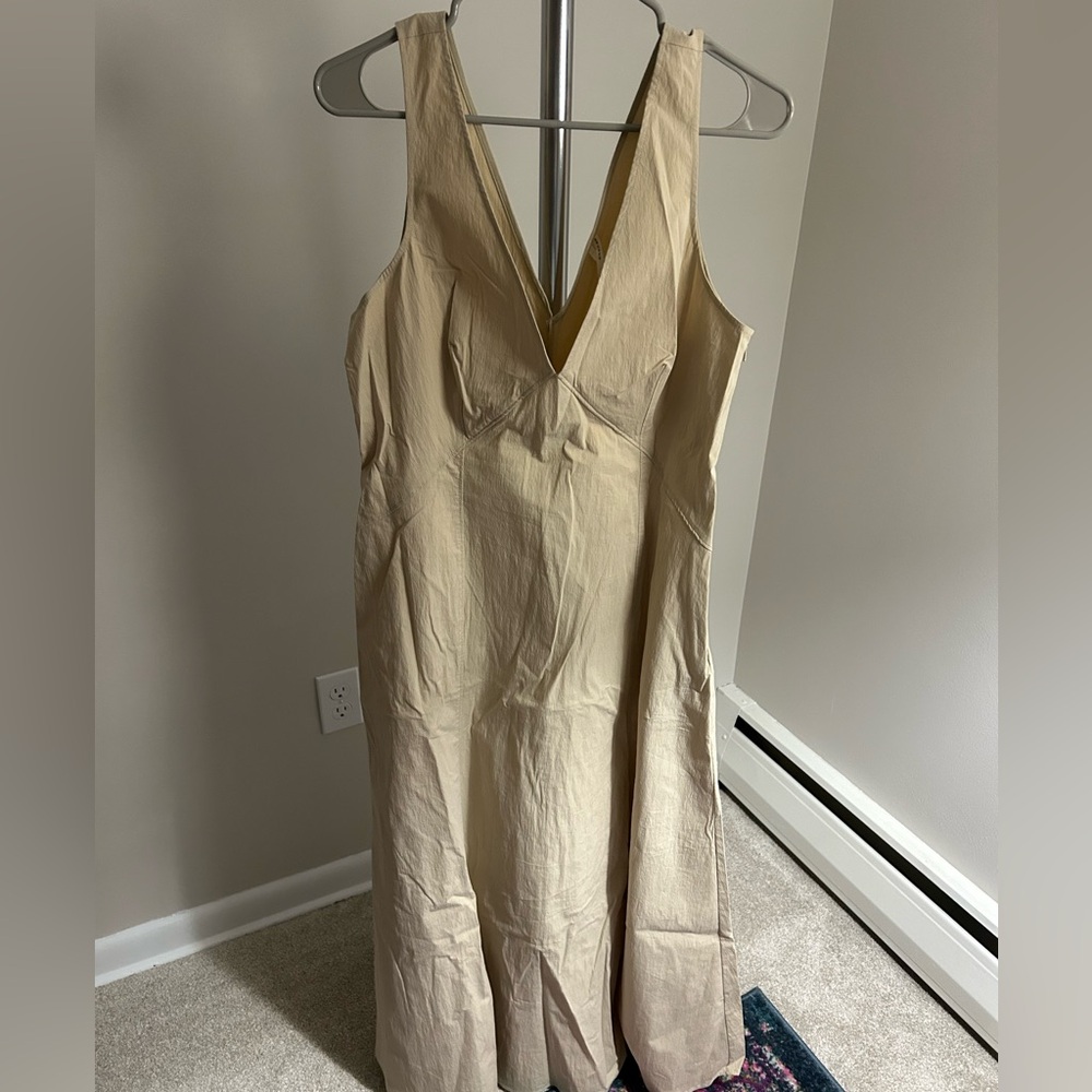 Cream maxi dress size 14 Anthropologie BNWT